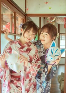 Women Girls Yukata