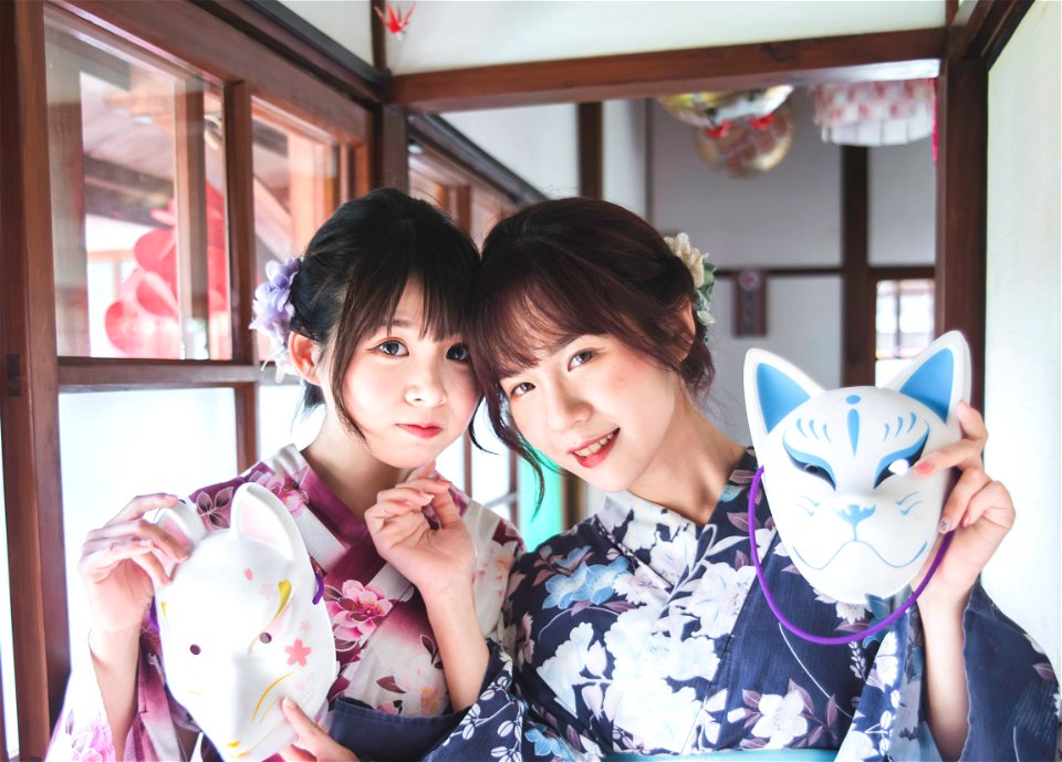 Women Girls Yukata