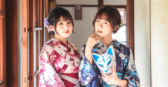 Women Girls Yukata