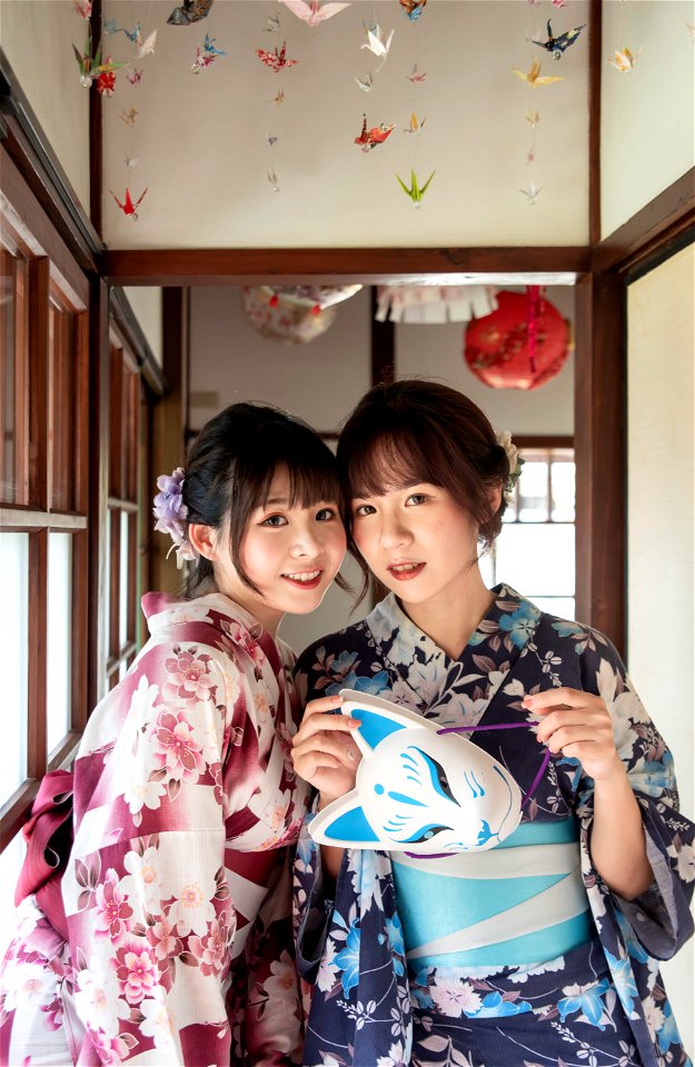 Women Girls Yukata