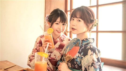 Women Girls Yukata