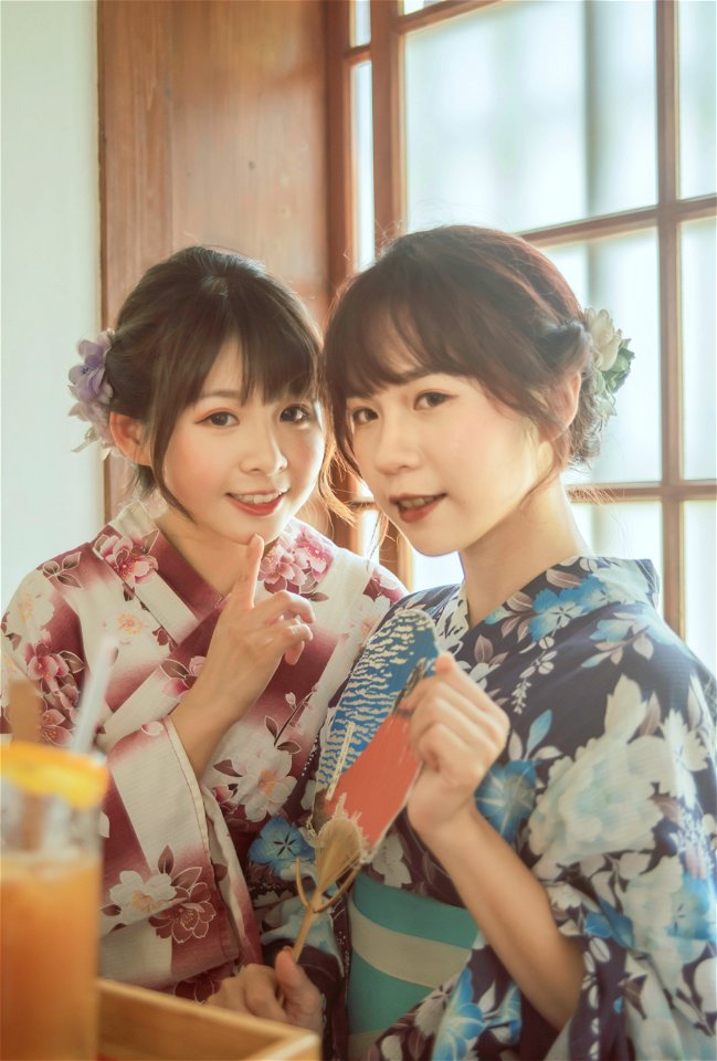 Women Girls Yukata