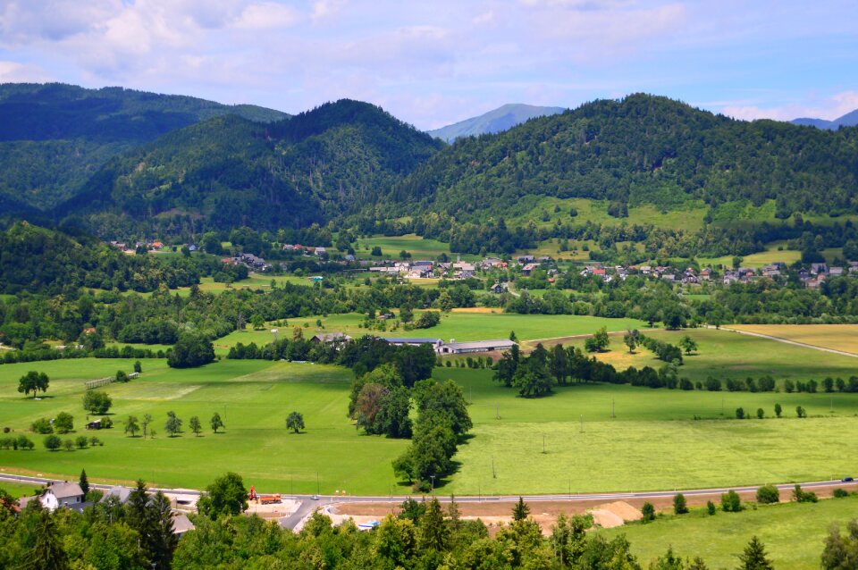 Lying mountains nature