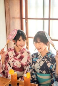 Women Girls Yukata photo