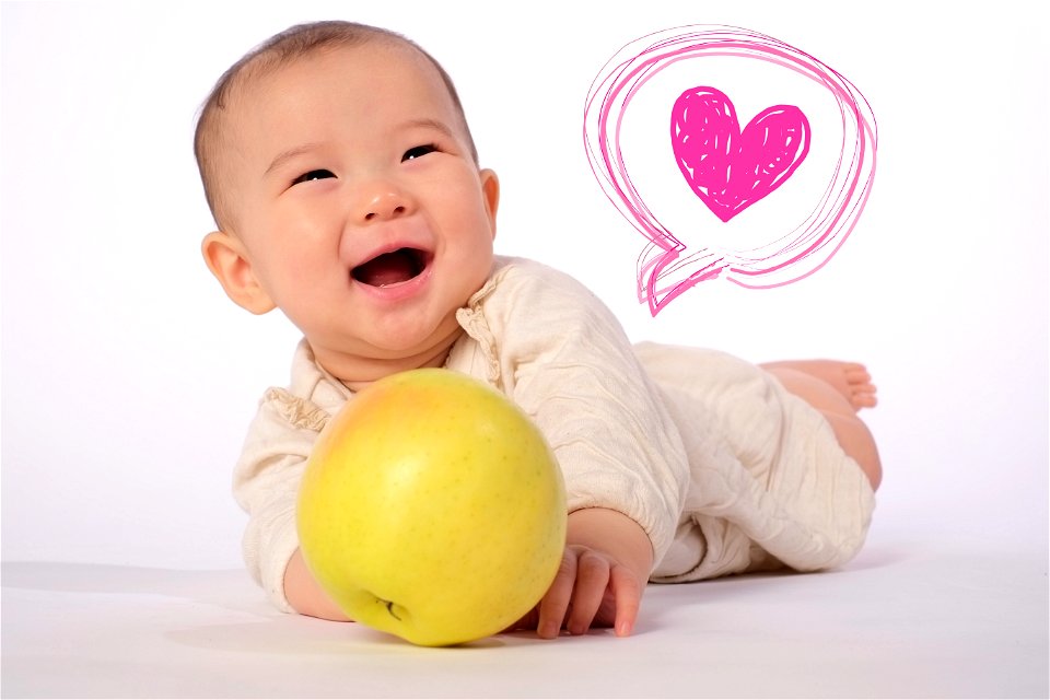 Baby Apple Heart photo