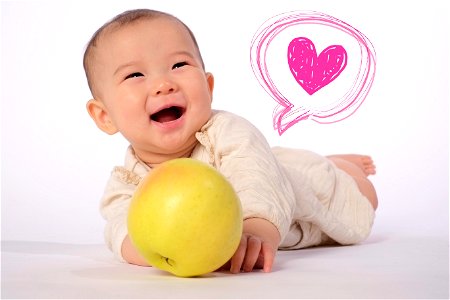 Baby Apple Heart