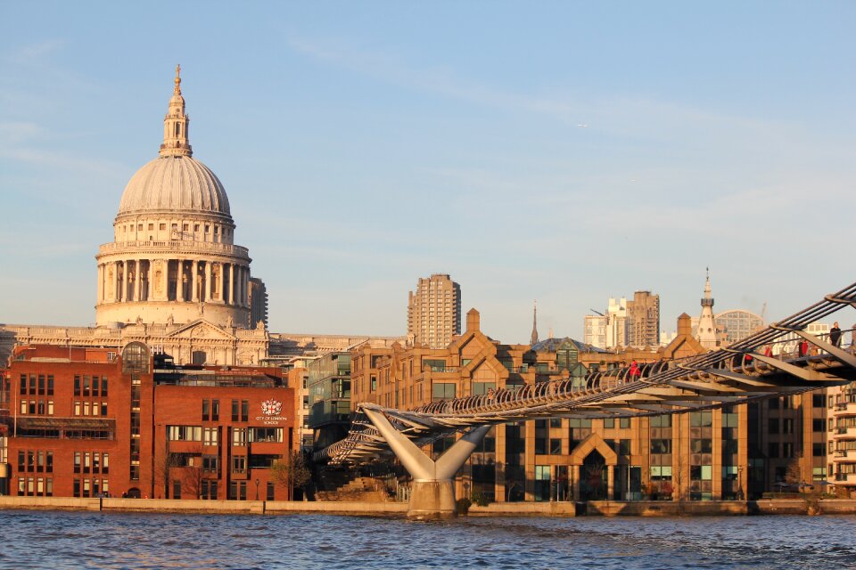 Bridge millennium bridge britain photo