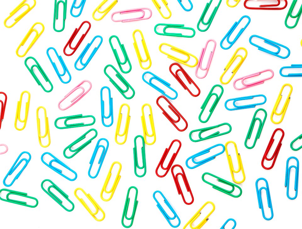 Paper Clips Background