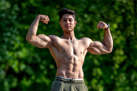 Muscle Man Portrait