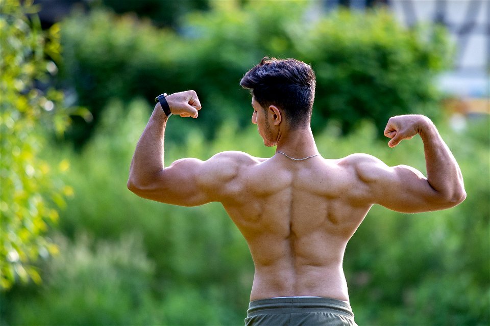 Muscle Man Portrait