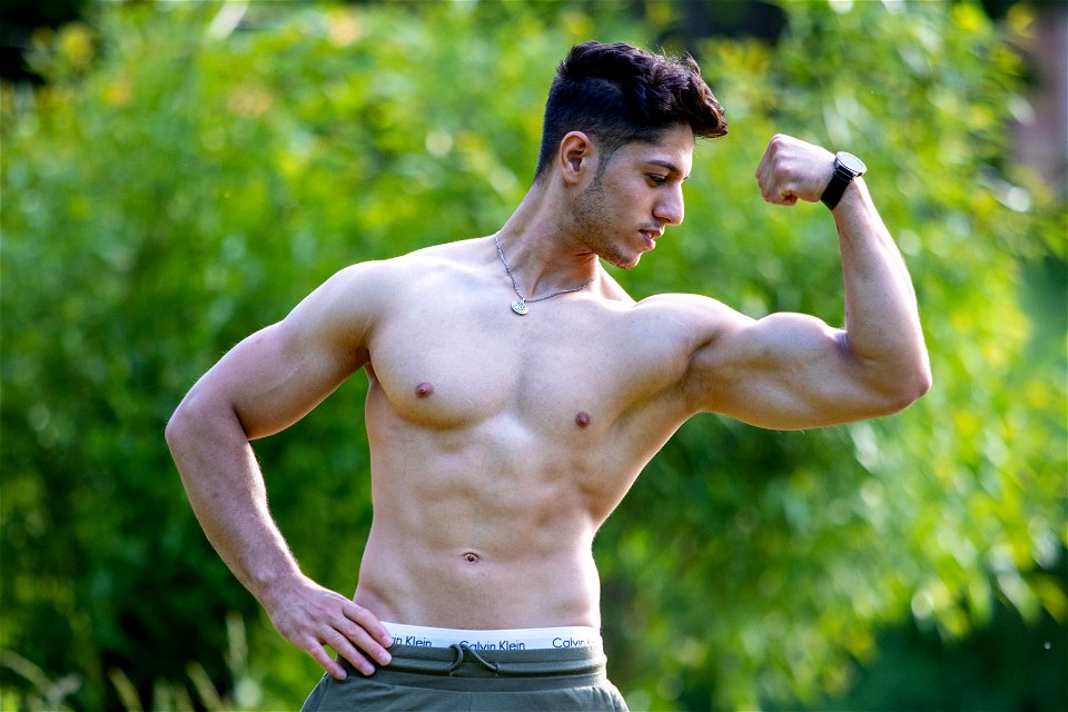 Muscle Man Portrait