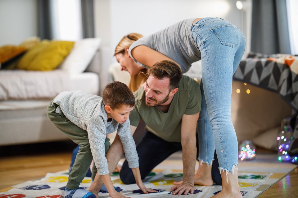 Family Twister Game