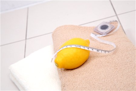 Lemon Tape Measure Towels photo