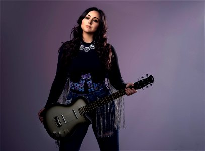 Woman Girl Guitar photo
