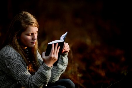 Girl Reading Book