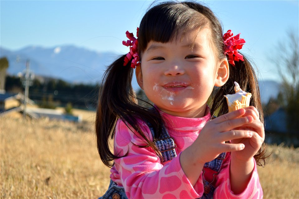 Child Girl Icecream