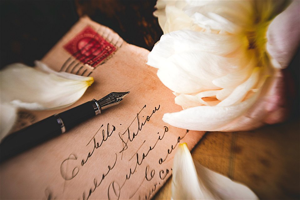 Letter Flower Fountain Pen