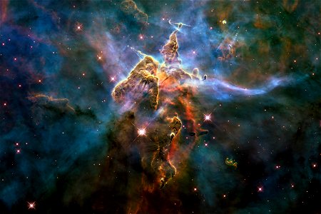 Carina Nebula Mystic Mountain photo