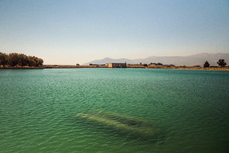 Lake landscape reflection