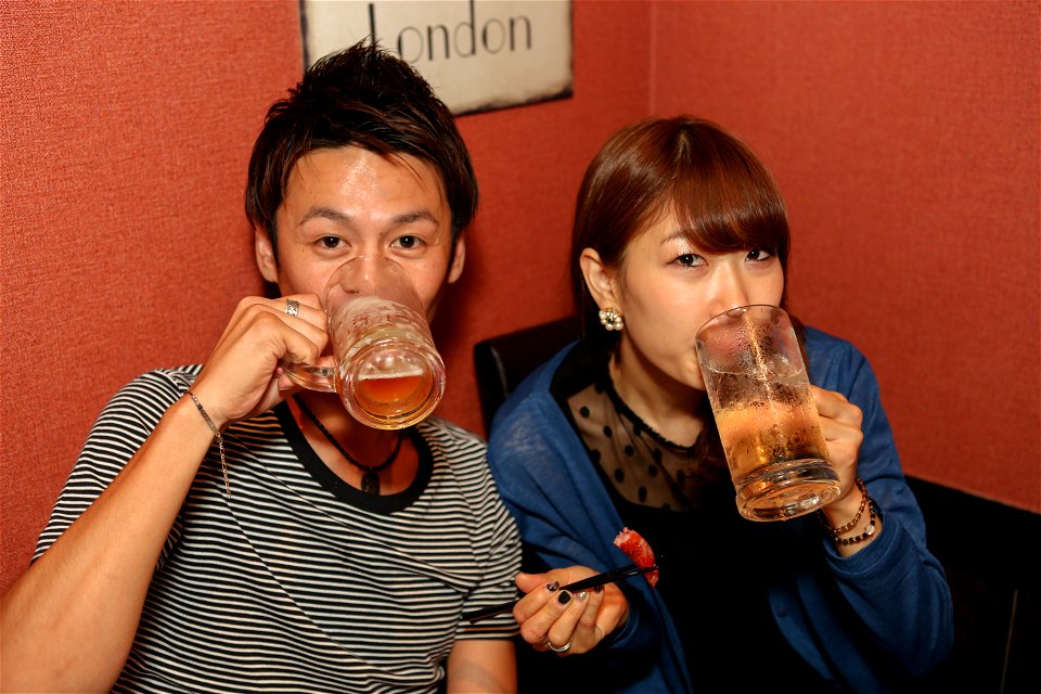 Couple Party Drink