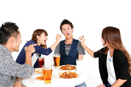 Group Party Eat