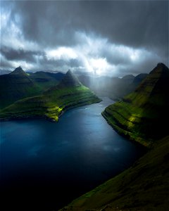 Fjord River Cliff photo