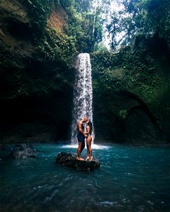 Couple Lover Waterfall photo