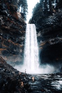 Waterfall Cliff Rock photo