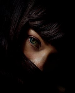 Woman Girl Eye Hair photo