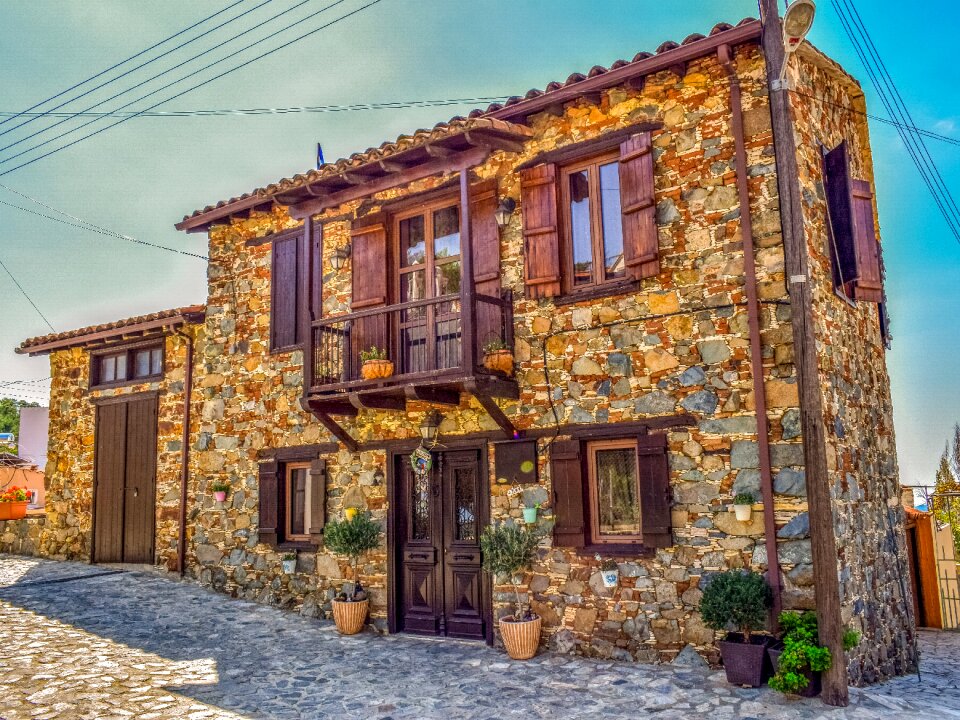 Traditional building facade