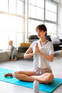 Mother Yoga Meditation photo