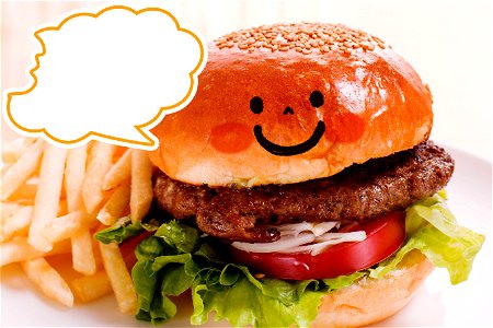 Hamburger Character