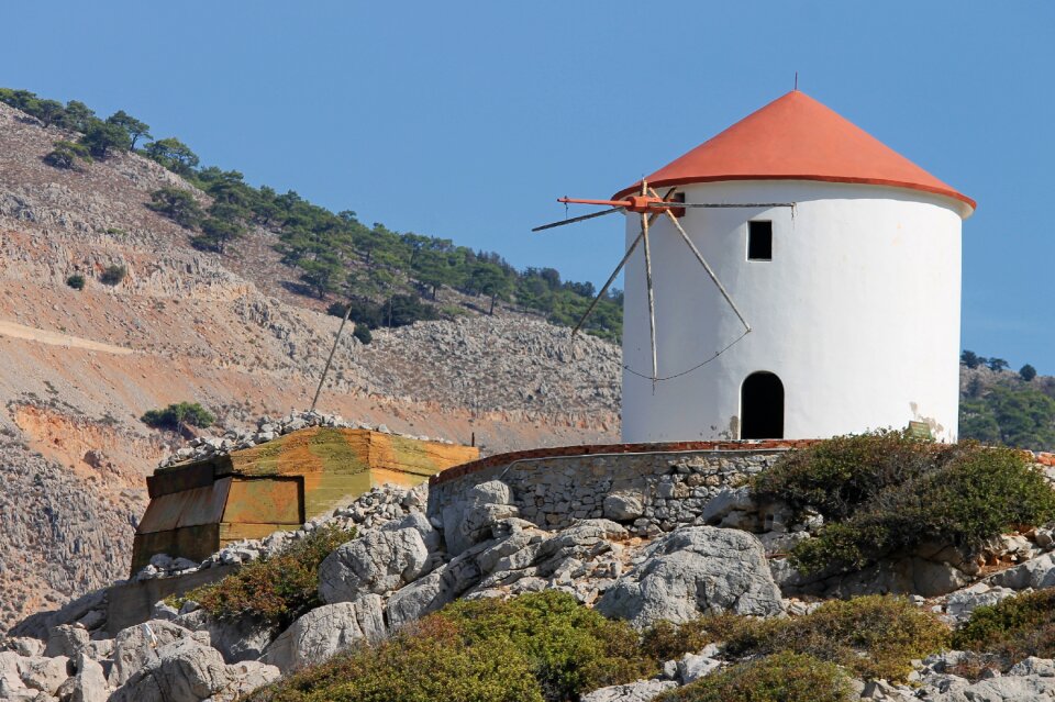 Greek architecture island