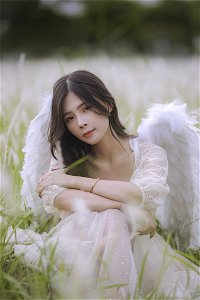 Woman Girl Portrait Angel