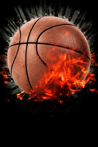 Basketball Fire Flame