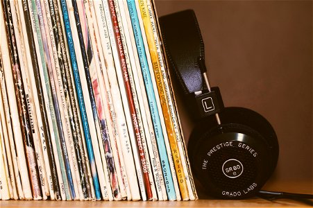 Vinyl Record Headphones photo