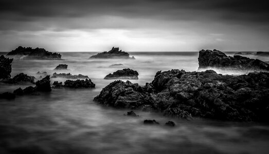 Ocean gloomy outdoors