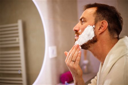 Shaving Cream Man photo