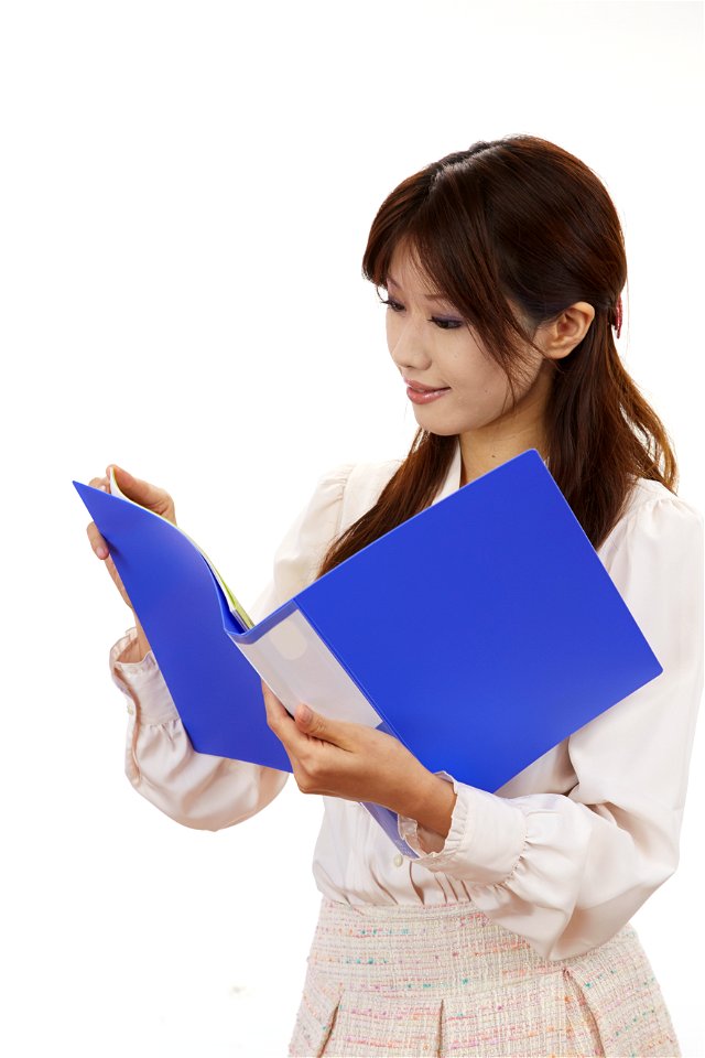 Businesswoman File Folder