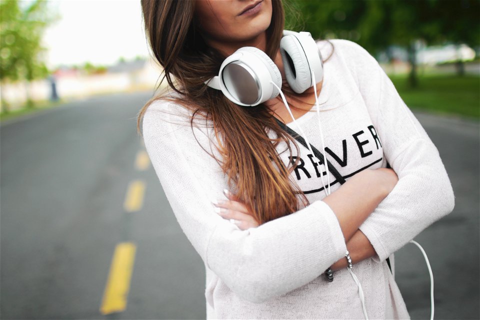 Headphone Girl photo