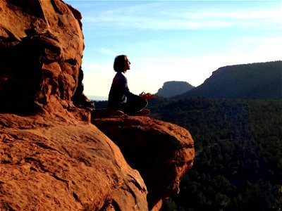 Cliff Meditation Rock photo