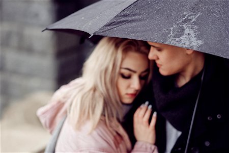 Couple Umbrella photo