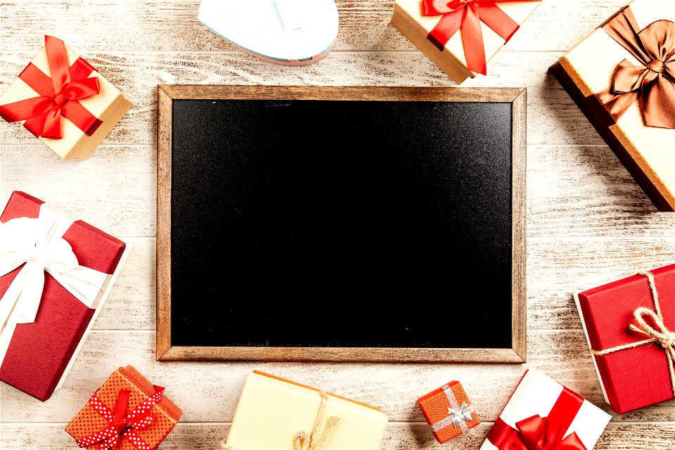 Black Board Christmas Gift