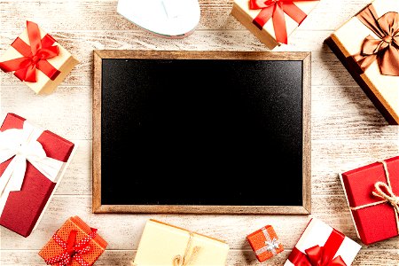 Black Board Christmas Gift photo