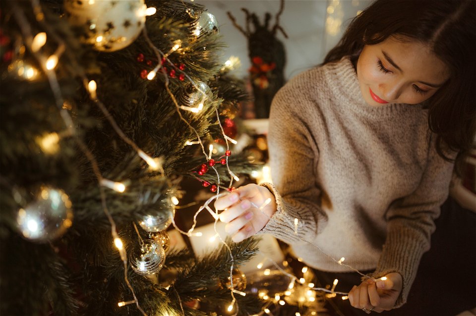 Woman Girl Christmas