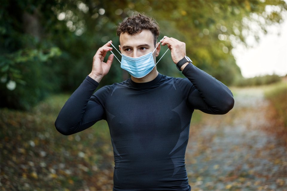 Covid Surgical Mask Man