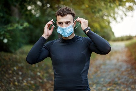 Covid Surgical Mask Man photo