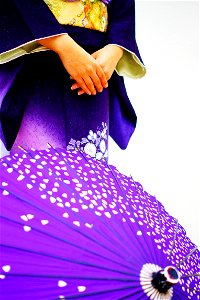 Woman Kimono Umbrella