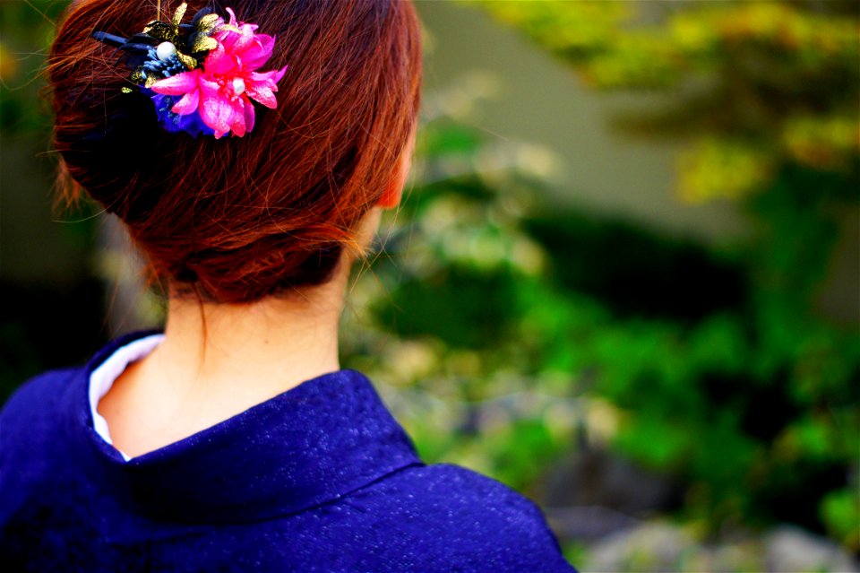 Woman Kimono