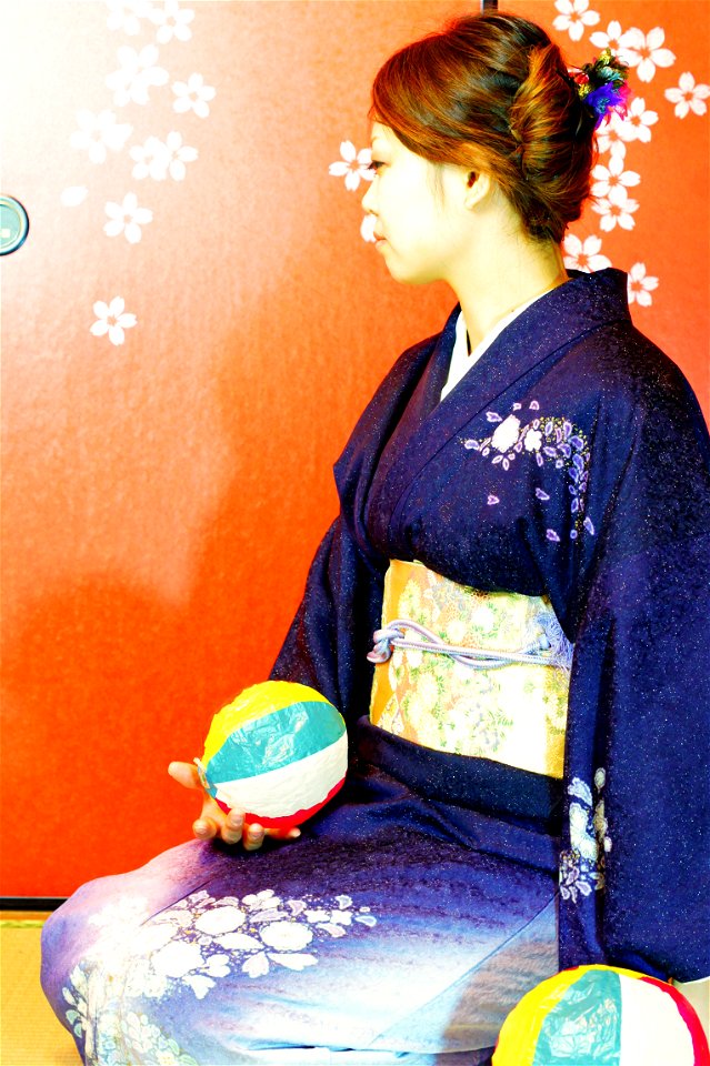 Woman Kimono